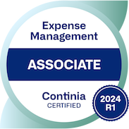 Continia Certified – Expense Management – Associate – 2024 R1