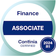 Continia Certified – Finance – Associate – 2024 R1